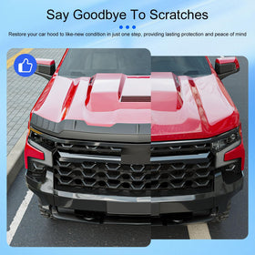CZmenghe installed on Silverado front demonstrating chip protection benefit