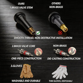 CZRWJXW hardened valve stem hook detail showing rust-resistant metal and sturdy tip for reliable extraction