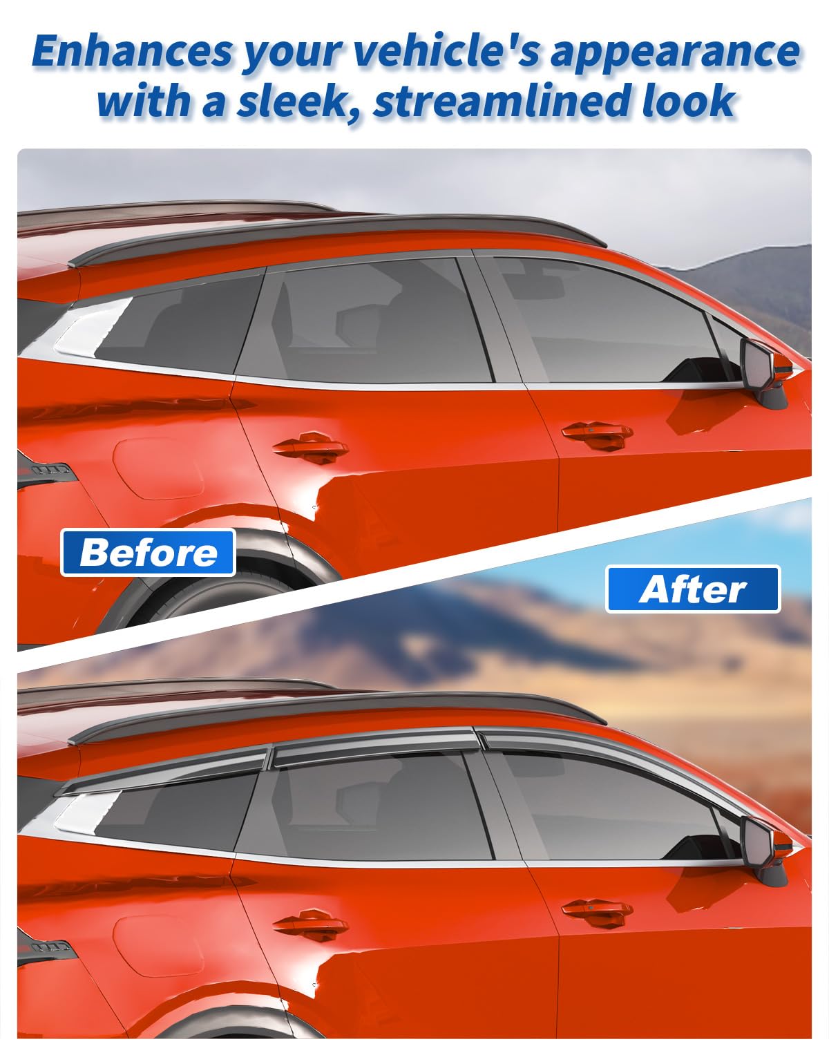 CZShiYue aerodynamic edge close-up reducing drag and lowering wind roar