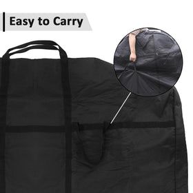 D-Lumina bag in vehicle cargo area saving interior space