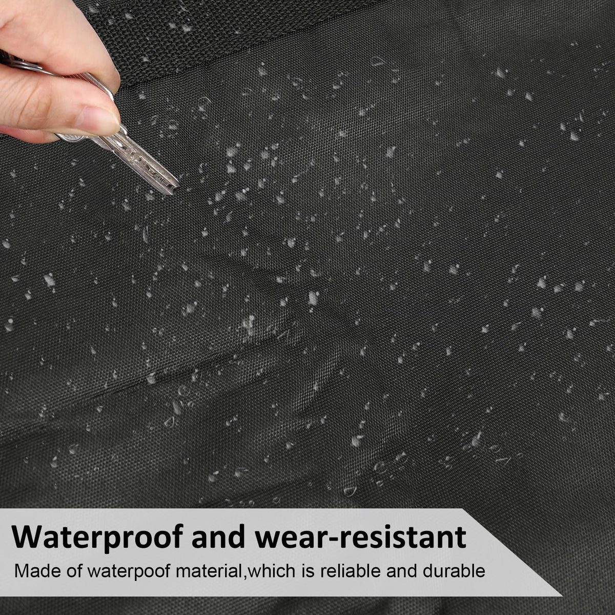 D-Lumina oxford cloth close-up showing durable weather resistance