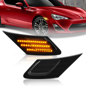 D-Lumina front view installed on BRZ showing clean upgrade and improved visibility
