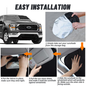 D-Lumina installed in F-150 interior demonstrating full protection and cooler cabin