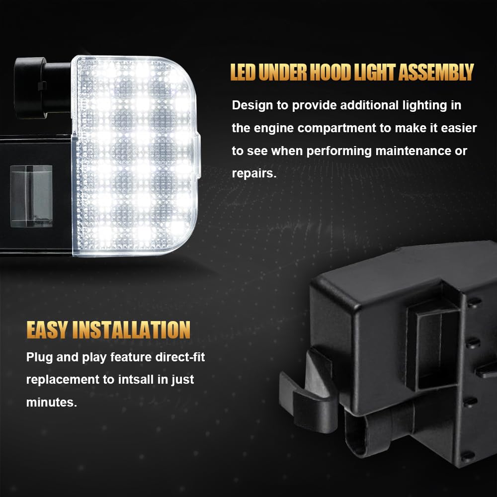 D-Lumina used during garage maintenance providing clearer workspace lighting