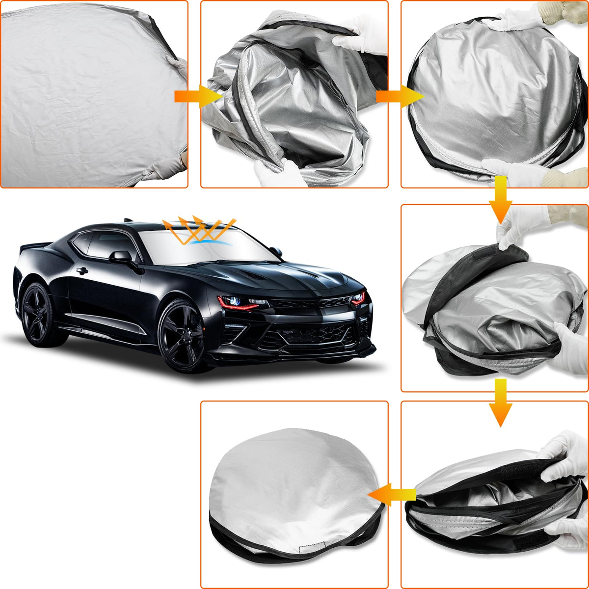 D-Lumina packaged in pouch showing included shade and quick setup convenience