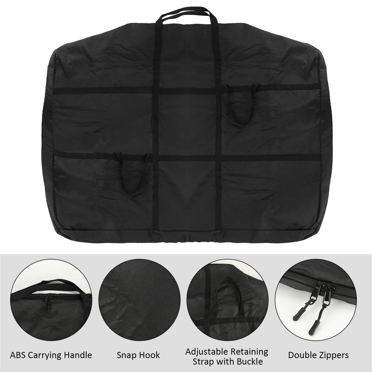 D-Lumina size comparison with trunk items demonstrating compactness