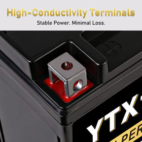 Daakmax battery installed on motorcycle providing reliable starting power