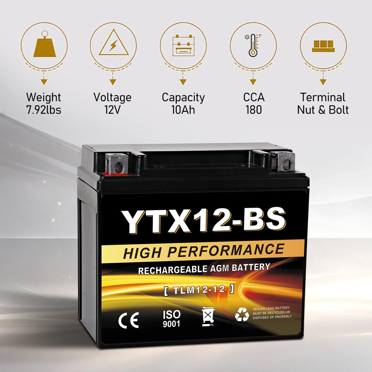 Daakmax battery side dimensions indicating installation fit and scale