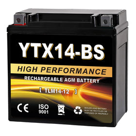 Daakmax YTX14-BS front view showing robust casing and sealed design benefit