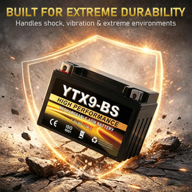 Daakmax battery in vibration test rig proving ruggedness for off-road use
