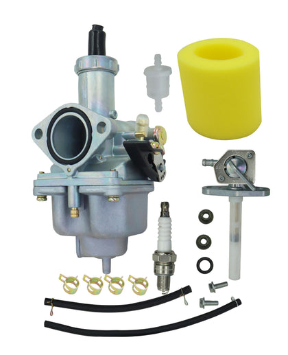 DABAZUALY carburetor front view showing mounting flanges and intake for easy fit verification