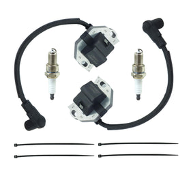 DABAZUALY front view of two ignition coils, clear fitment labeling and packaging benefit
