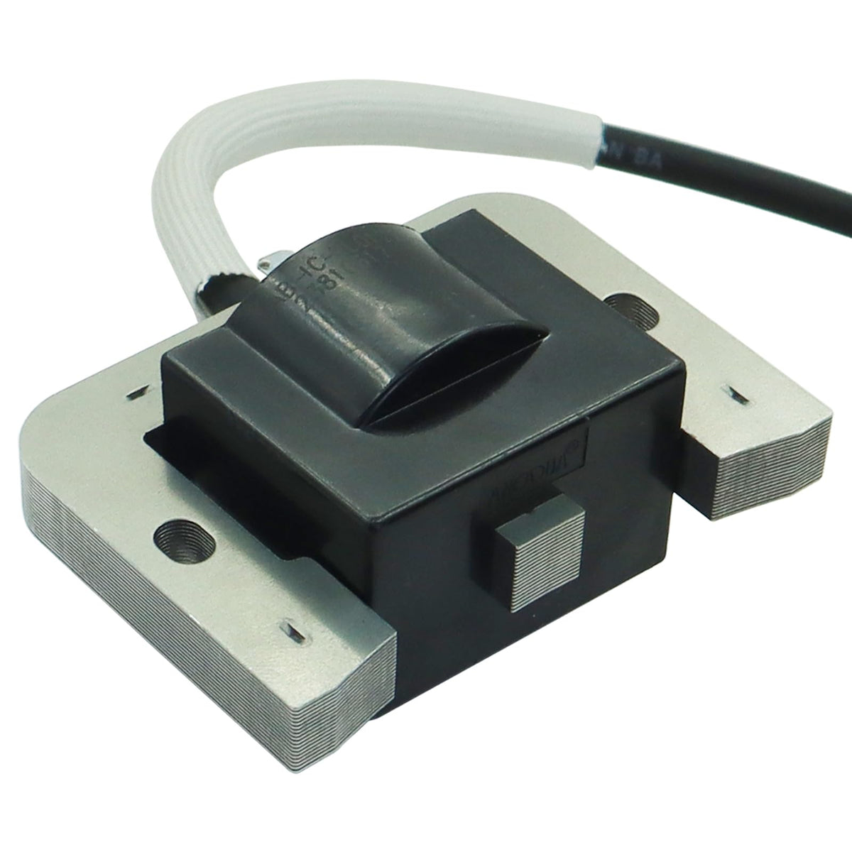 DABAZUALY ignition coil mounted on Kohler engine showing direct-fit benefit