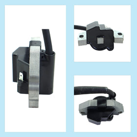 DABAZUALY ignition coil next to ruler for scale confirming compact replacement dimensions