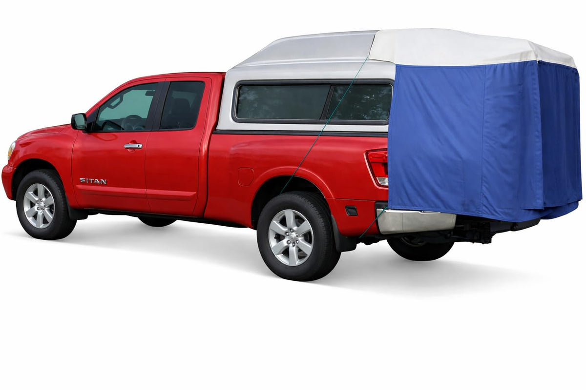 DAC DA2 front view attached to truck cap showing secure fit and quick setup