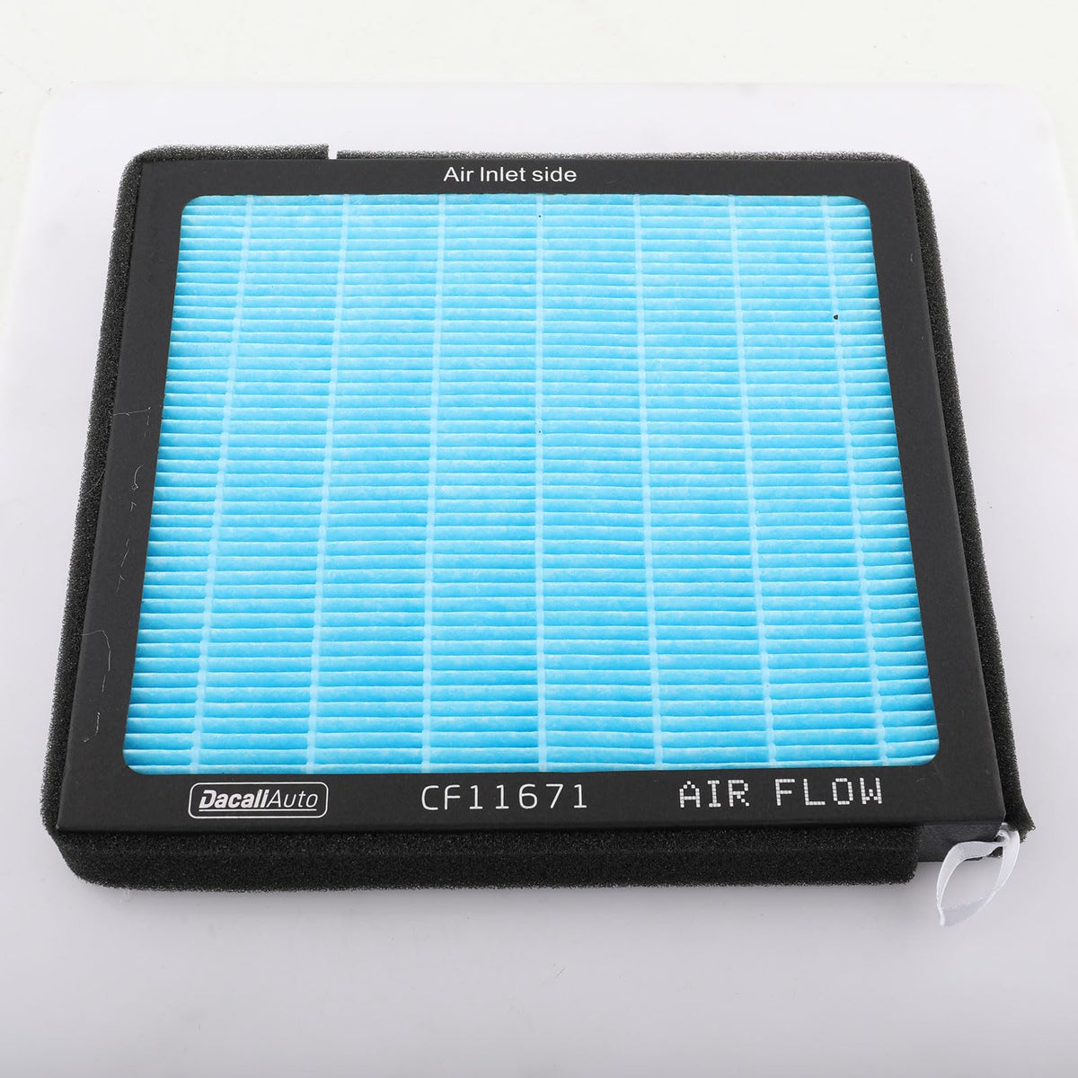 Dacall filter in vehicle cabin portraying fresher air for passengers