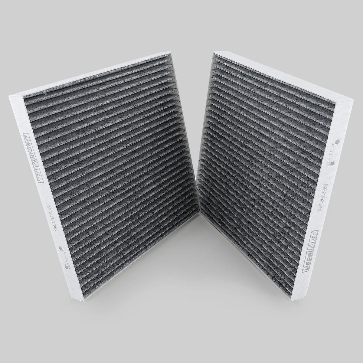 Dacall old versus new filter comparison showing cleaner replacement performance