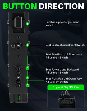 Dacall connector and pins view highlighting OEM-style plug for reliable electrical contact