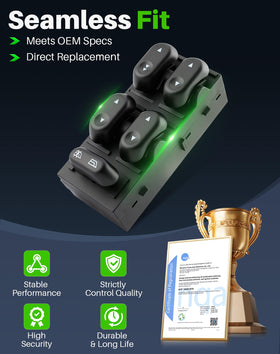 Dacall door lock switch label visible for correct identification and secure locking