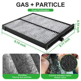 Dacall engine filter endcap detail demonstrating tight seal and protection