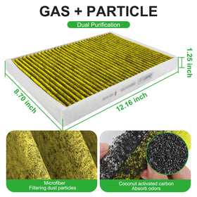 Dacall activated carbon granules image showing odor adsorption advantage