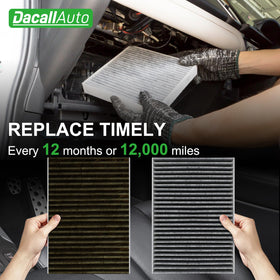 Dacall filter gasket and edge seal detail for secure fit