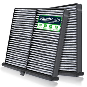 Dacall front packaging view showing filter set and model fitment for quick identification and peace of mind