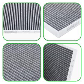 Dacall filter installed inside Freightliner cab HVAC compartment improving airflow