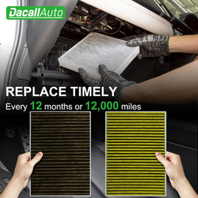 Dacall label with part numbers matching OEM replacements for accuracy