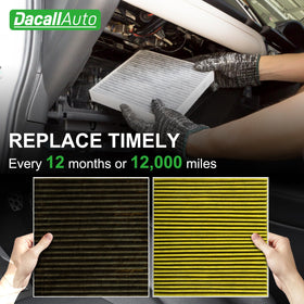 Dacall filter being removed with tool showing simple replacement process and speed