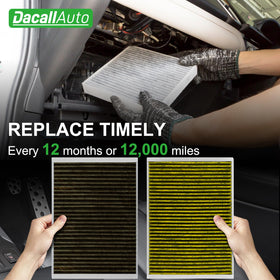 Dacall filter removed beside basic tools illustrating quick 5–8 minute install