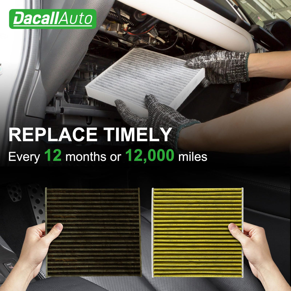 Dacall filter frame and edge reinforcement detail resisting collapse in humidity