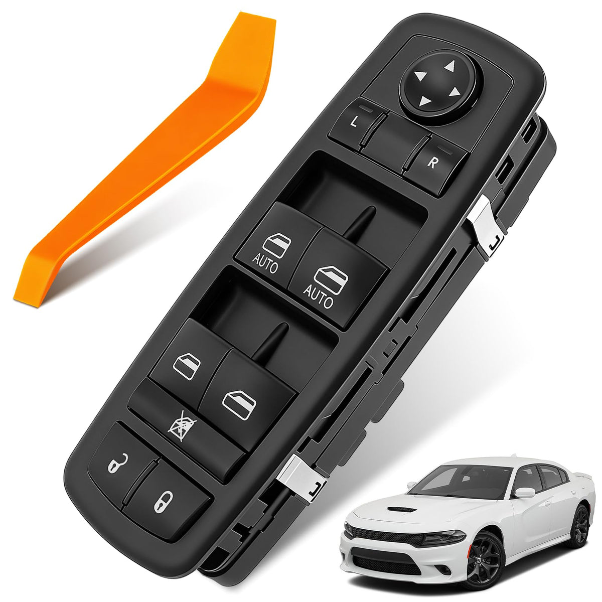 Dacall front driver side switch showing full assembly and quick replacement benefit