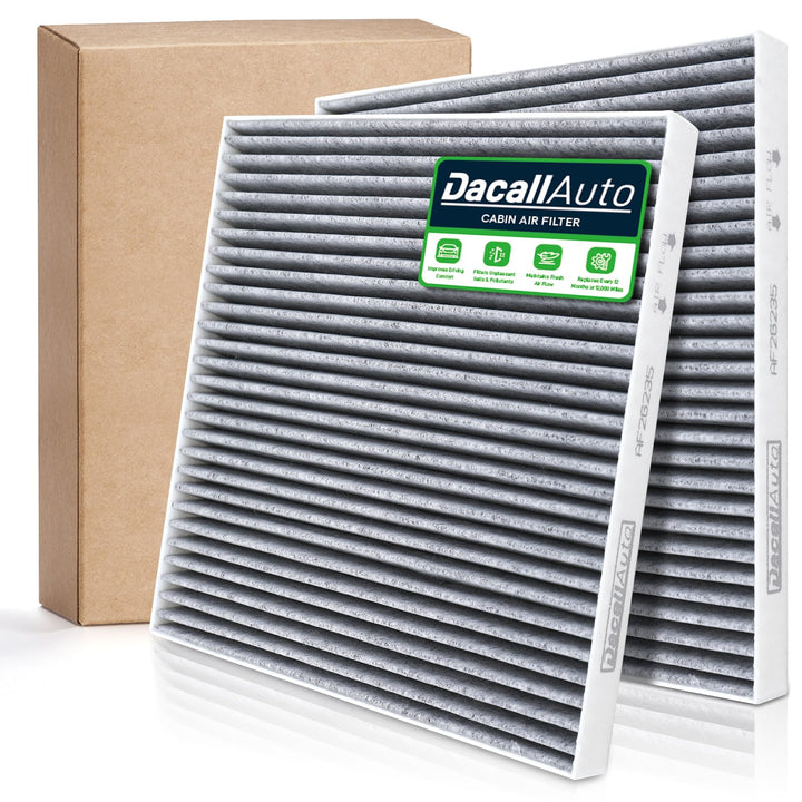 Dacall front packaging showing product and compatible Freightliner models for easy identification