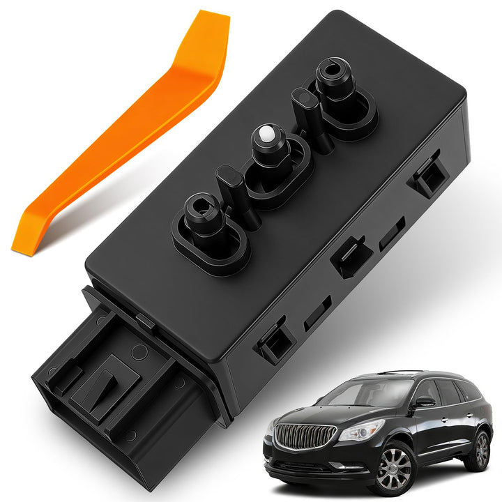 Dacall front panel showing switch layout and easy replacement benefit