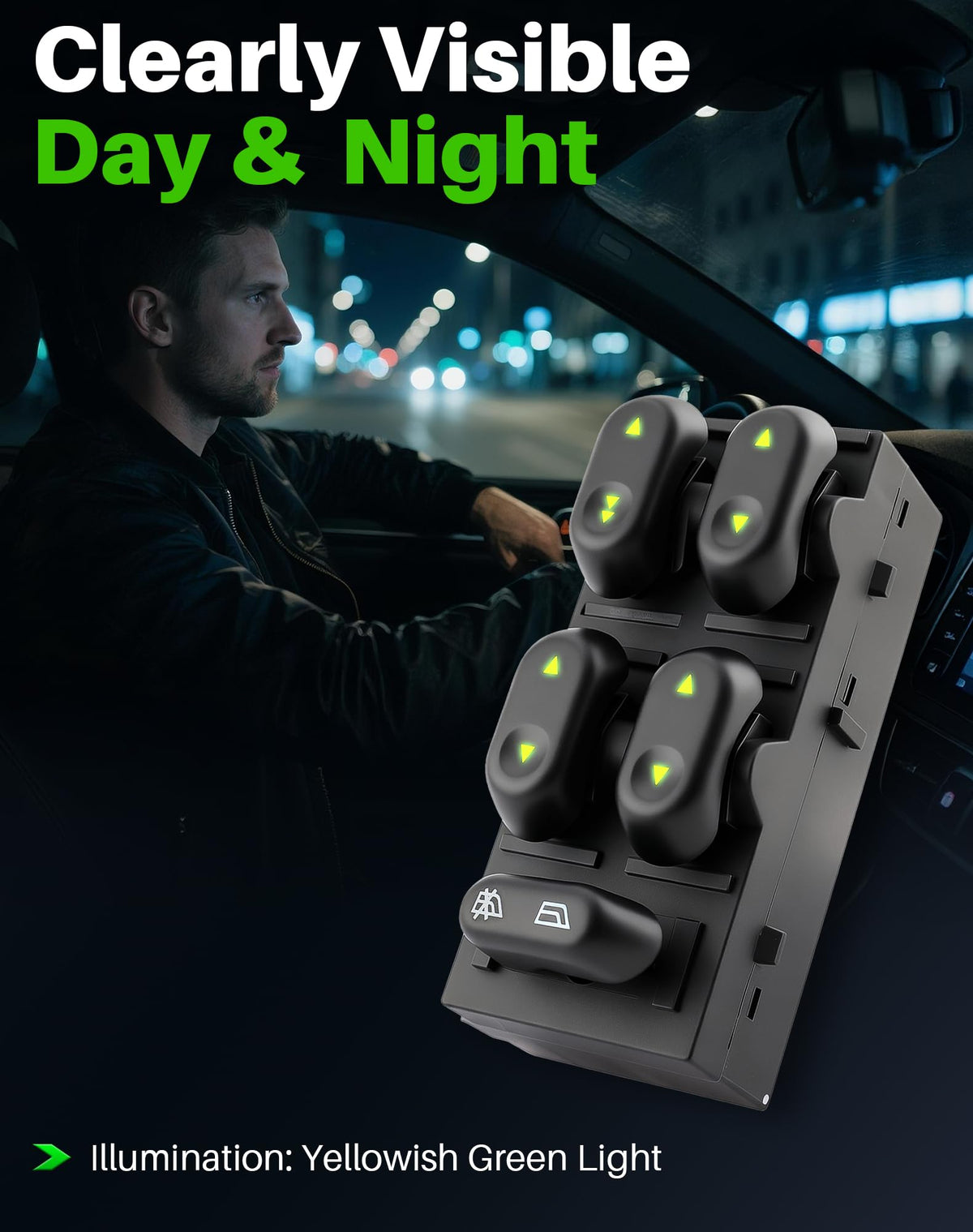 Dacall installed driver panel in vehicle demonstrating factory-like integration