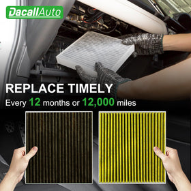 Dacall filters in garage lifestyle scene demonstrating simple DIY maintenance