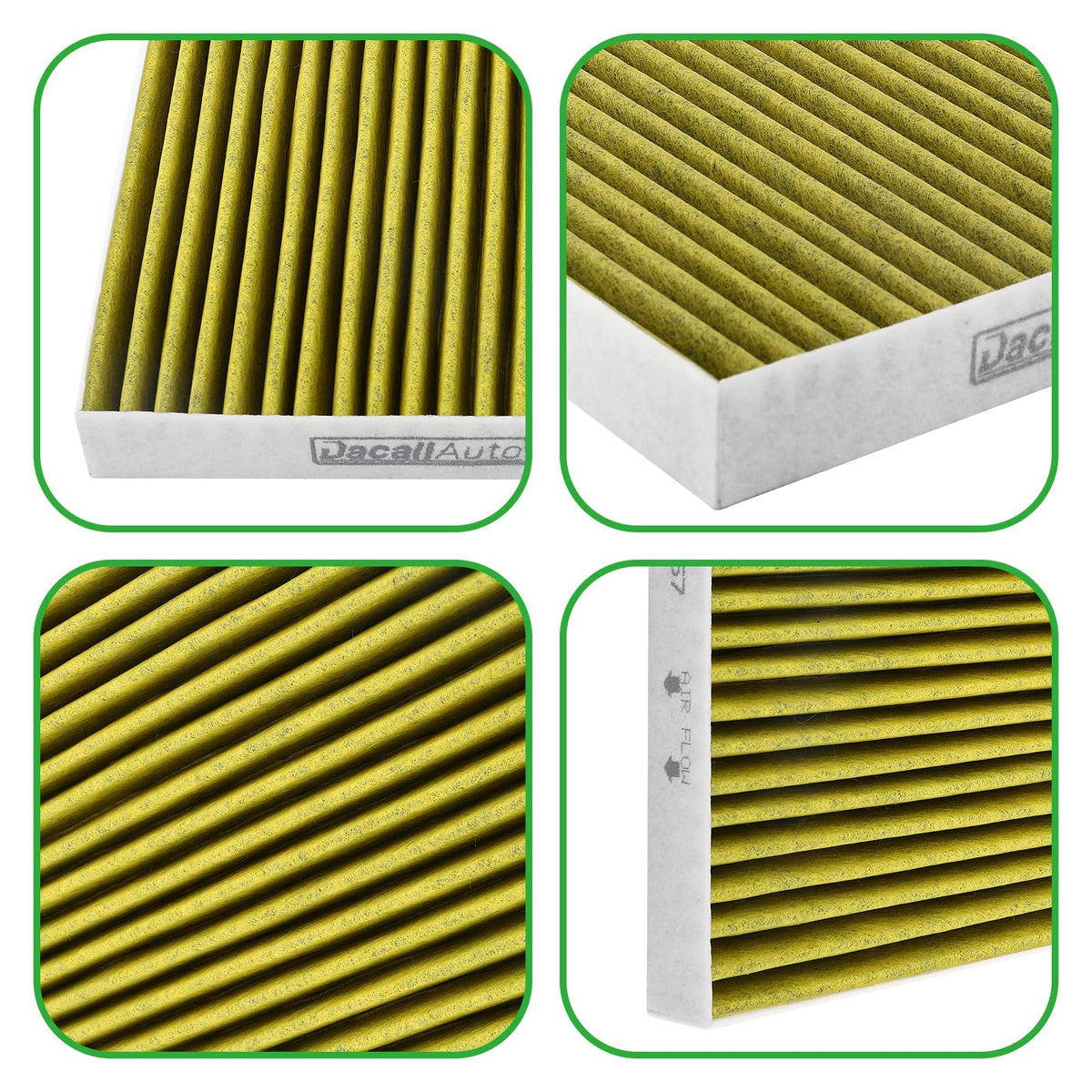 Dacall filter in truck cab lifestyle scene improving passenger comfort and air quality