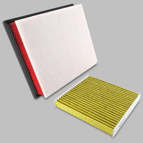Dacall filters beside a Tundra illustrating correct fitment for maintenance