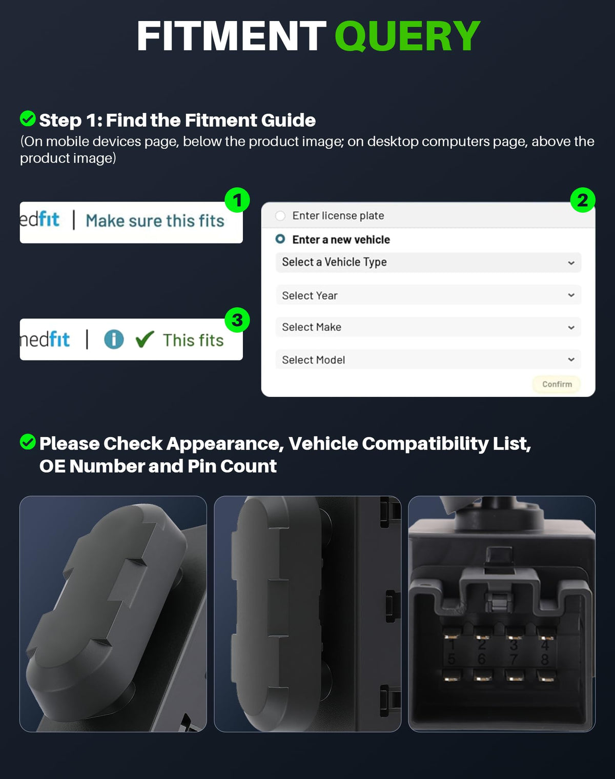 Dacall packaging and instructions helping fast, accurate installation