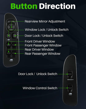 Dacall close-up of switch buttons showing tactile texture benefit
