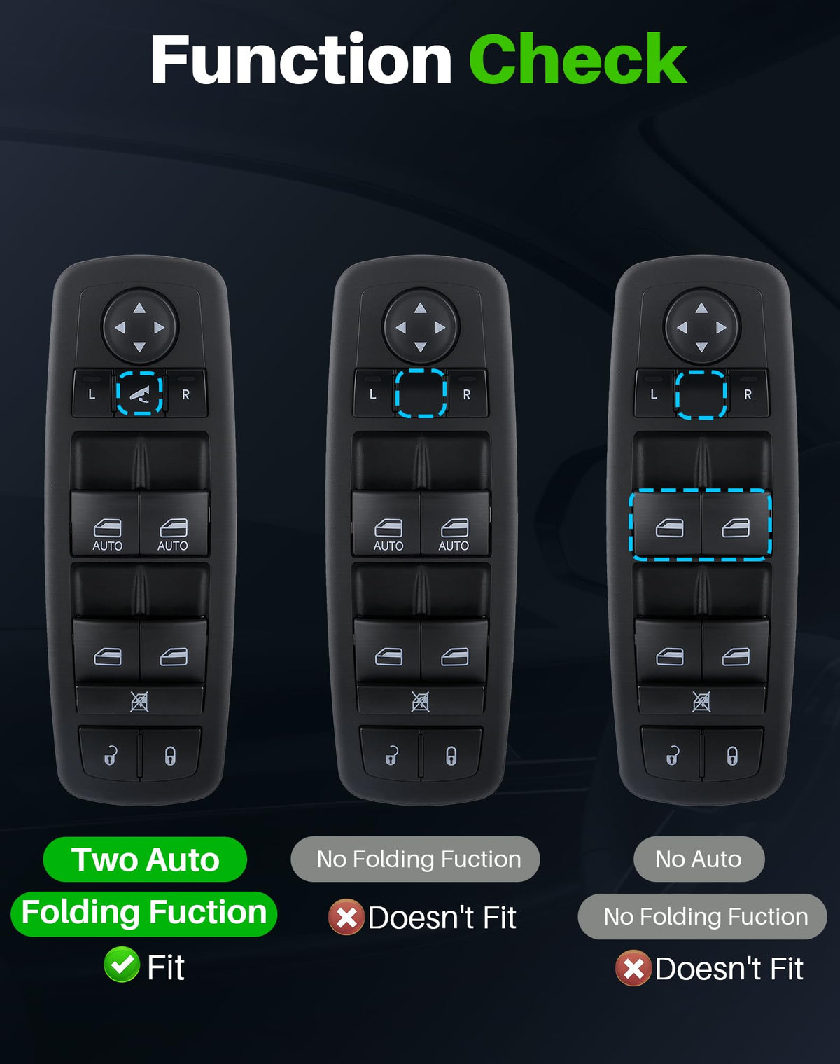Dacall switch in use with hand operating window showing responsive control