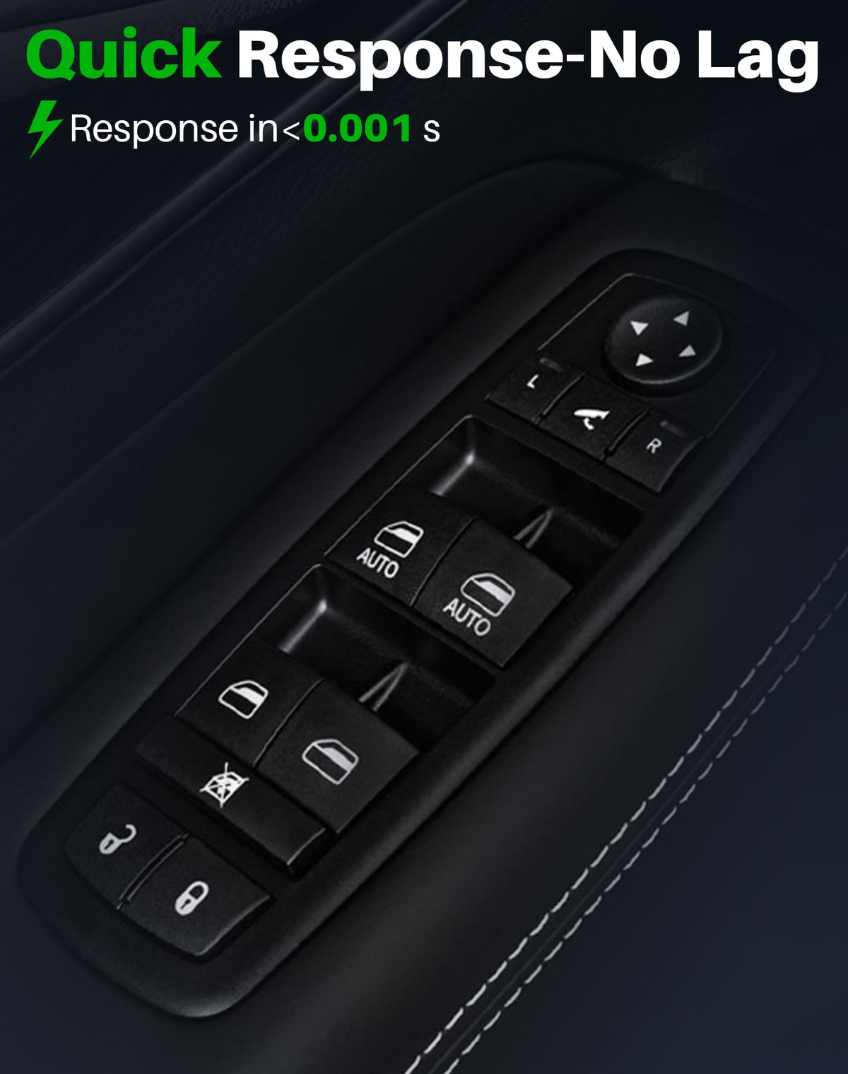 Dacall switch ABS housing texture, heat and wear resistant construction