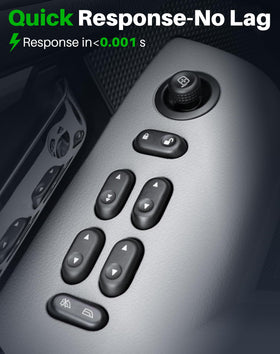 Dacall switch held in hand for size comparison and straightforward handling