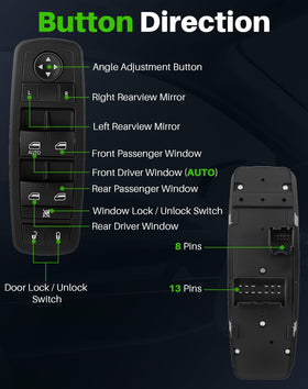 Dacall switch side connector detail highlighting secure plug-in installation benefit