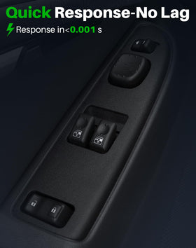 Dacall switch next to ruler showing compact size for accurate fit confirmation