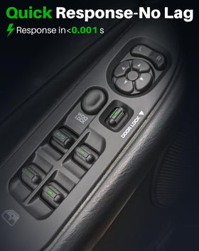 Dacall switch beside ruler showing dimensions for accurate size fit benefit