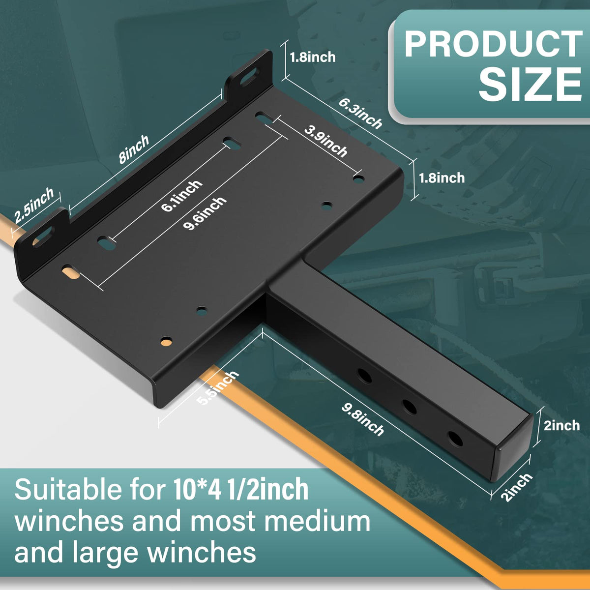 DACK side profile installed on truck demonstrating strong load-bearing capacity