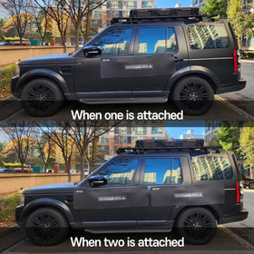 DAHINRAUM protector mounted on a car door demonstrating secure hold