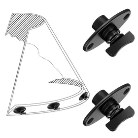 DaisyInner base mounted on boat deck demonstrating secure, rattle-free fit